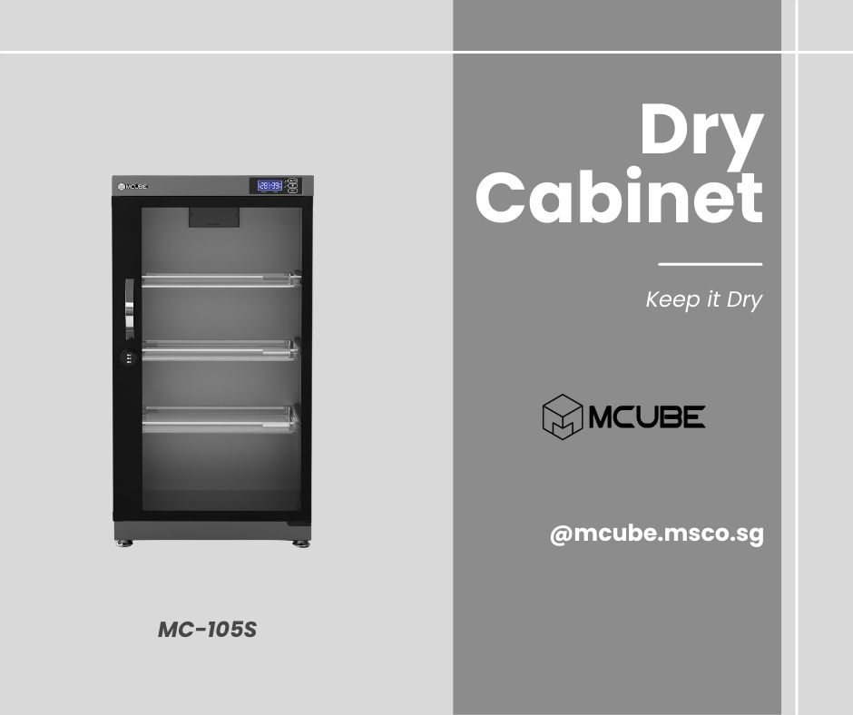 MCUBE 105L dry cabinet Singapore — home series dry box