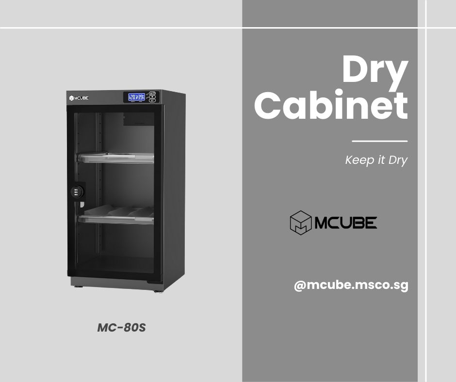 MCUBE 80L dry cabinet Singapore — home dry box